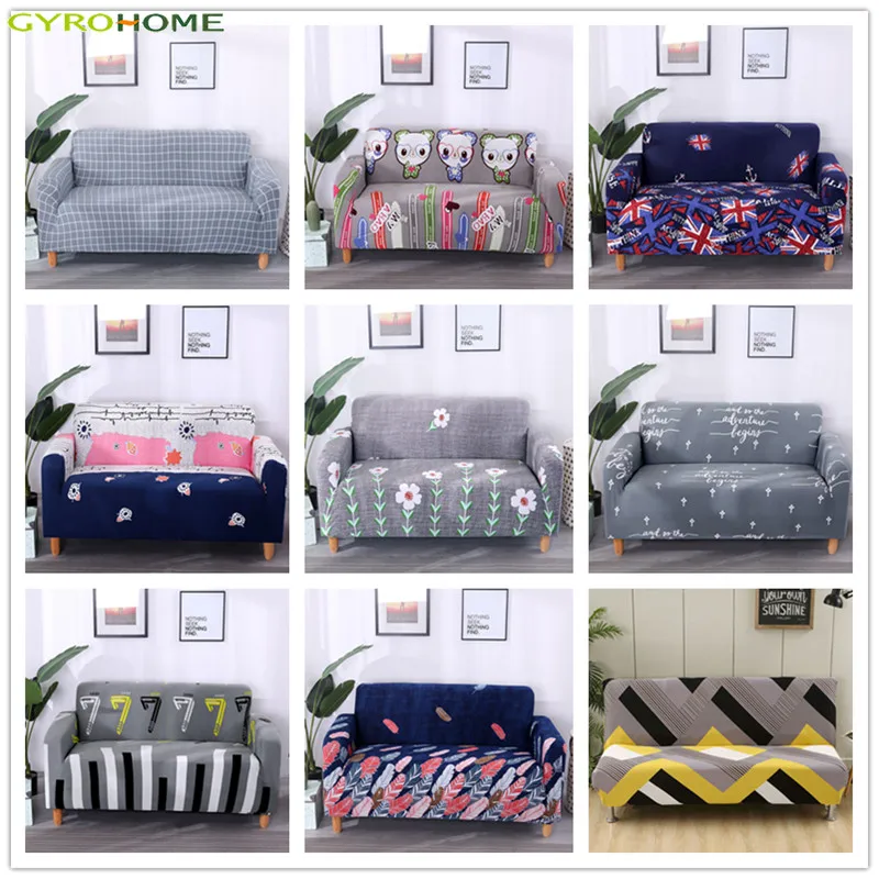 

GY7027 чехол на диван Gyrohome на 1 /2/3/4 места, эластичный Универсальный комплект, милый нескользящий четырехсезонный комбинированный домашний ком...