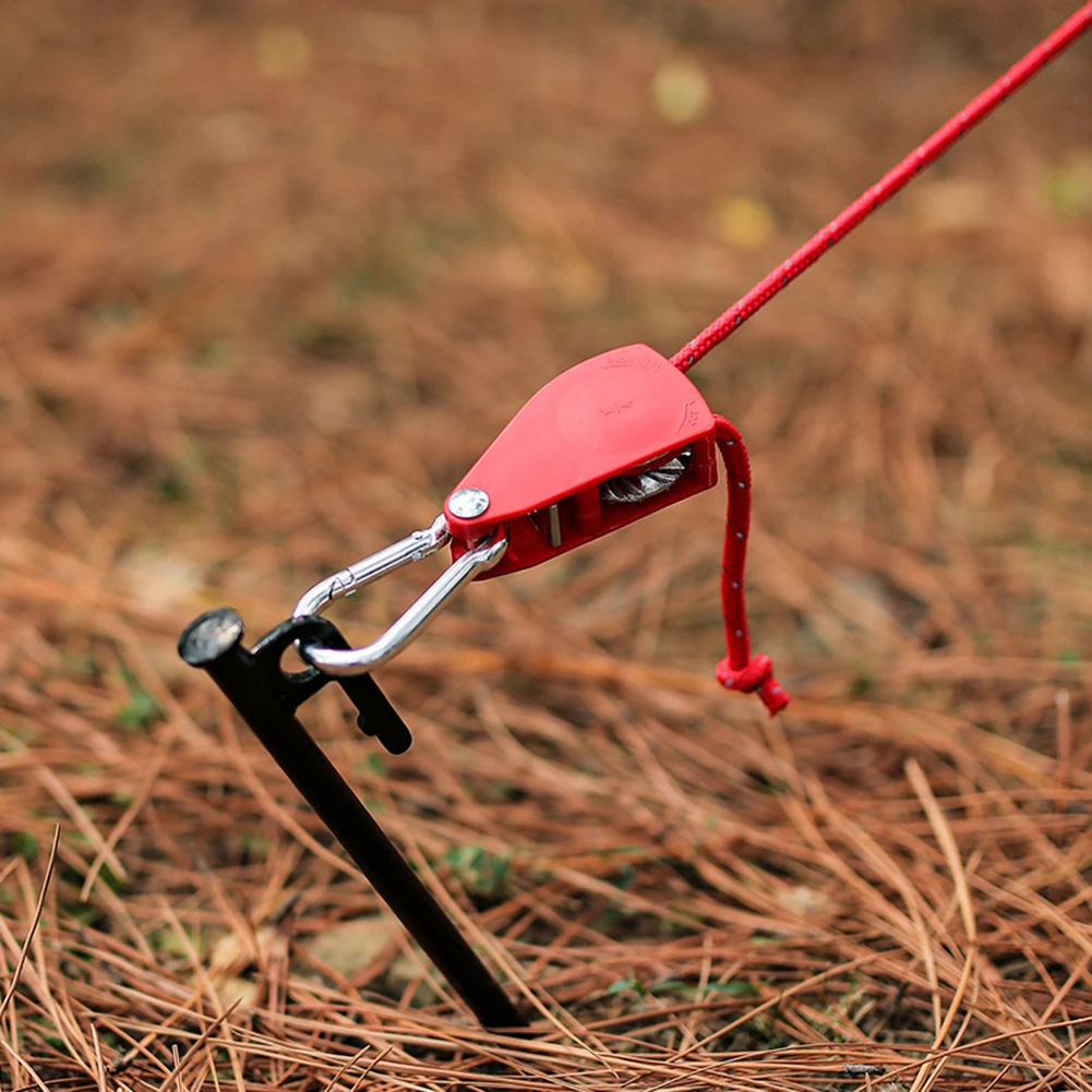 

Светоотражающий нейлоновый крепеж для веревки, Регулируемая Веревка с карабином для походов, 4 мм, 4 м