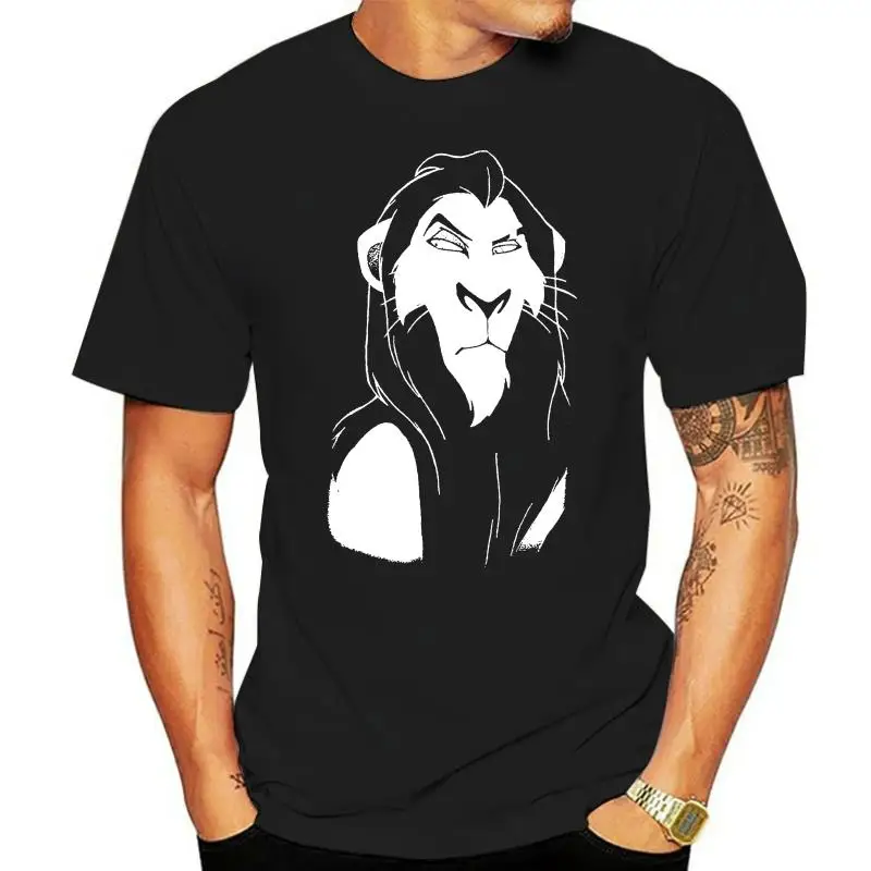 Camiseta de arte Scar, El Rey León, Rock, hombres, mujeres, camiseta de moda Unisex, envío gratis