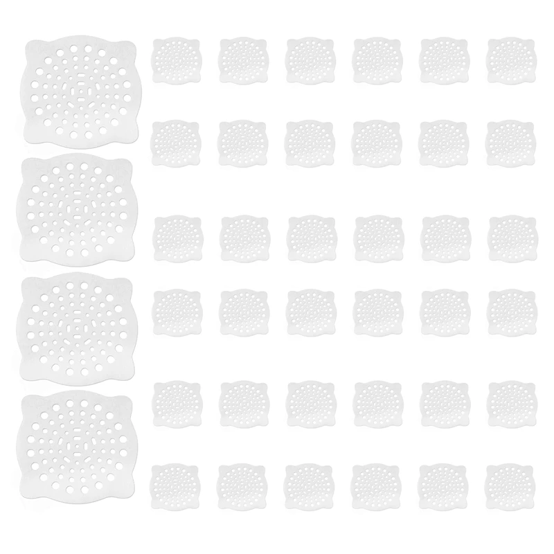 

40 Pcs Hair Catcher,Drain Cover For Shower Disposable Hair Stopper With Suction Cup,Suit For Bathroom,Kitchen (4 INCH)