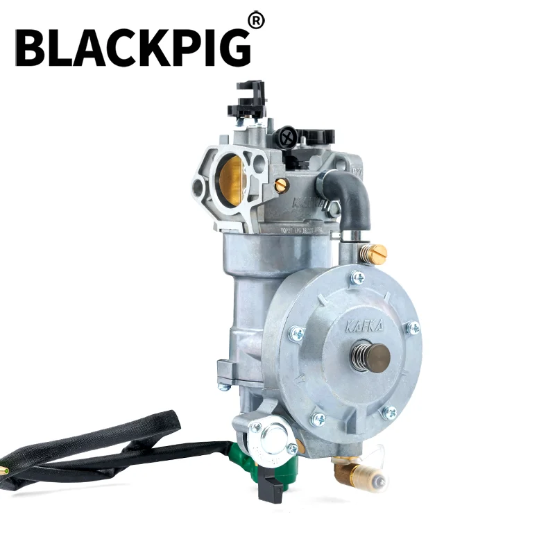 Фото 5 кВт 8 кВт EG6500 188F 190F 192F генератор LPG карбюратор двойной комплект для переоборудования топлива для деталей генератора 390cc/420cc смещение №5