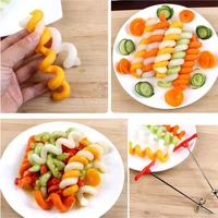 vegetables spiral knife potato carrot cucumber salad chopper easy spiral screw slicer for kitchen tools accessories gadgets