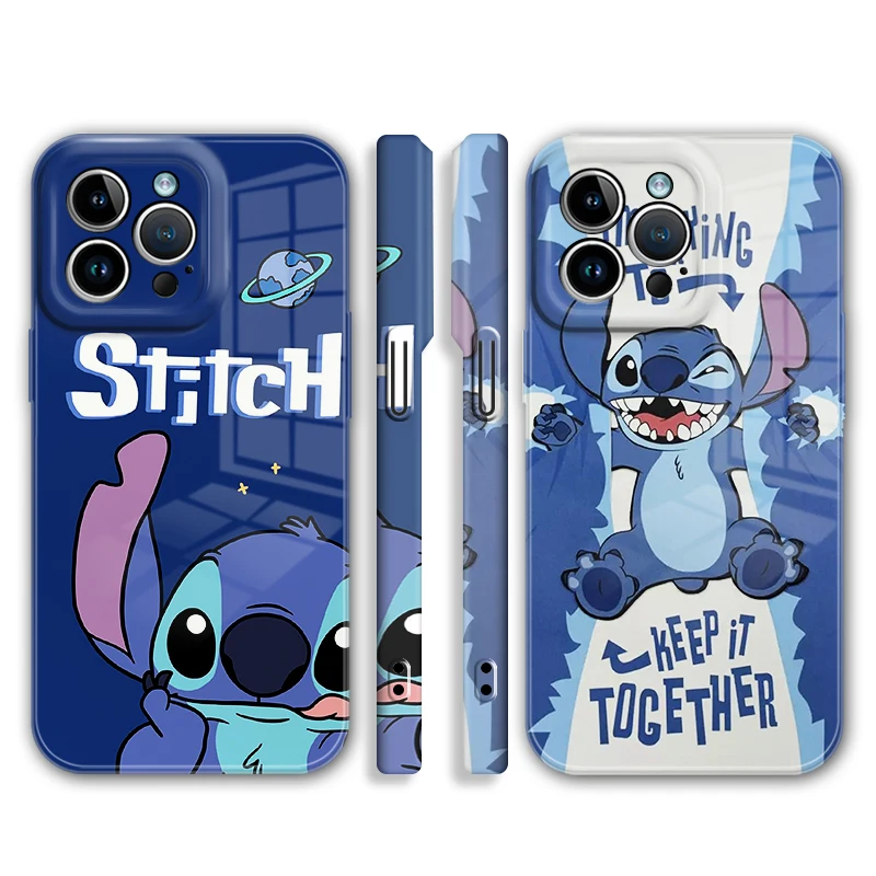 

Disney Stitch Cute For iPhone 14 13 12 mini 11 Pro Max s XR XS X 8 7 6 6S Plus Feilin Phone Case