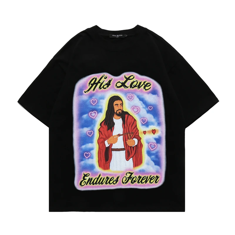 

Футболка мужская оверсайз с забавным портретом и надписью, уличная одежда в стиле хип-хоп, хлопковая Свободная рубашка с короткими рукавами, лето 2022