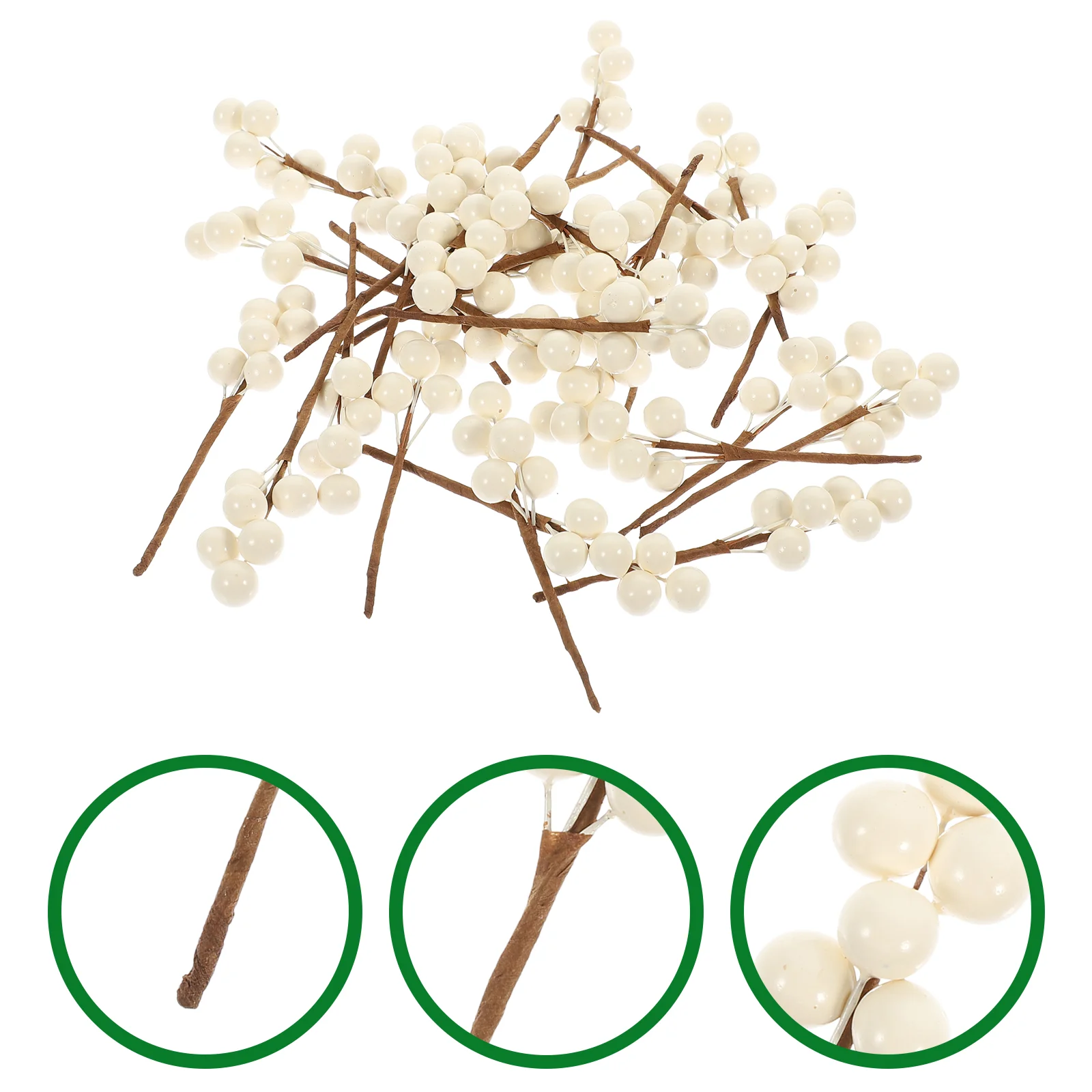 

30pcs Berry Picks DIY Photo Prop Wreath Making Berry Picks Simulation Berry Picks