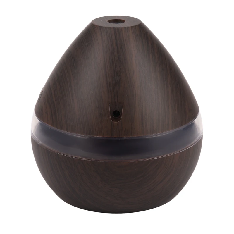 

2X Aromatherapy Essential Oil Diffuser 300Ml Wood Grain Aroma Diffuser With Timer Cool Mist Humidifier Dark Wood