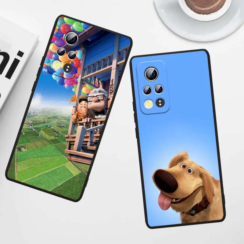 UP Flying House для Honor Play 3E 10X 10i 10 9X 9C 9S 9A 9 8X 8A 7C 7S черный мягкий силиконовый чехол из ТПУ