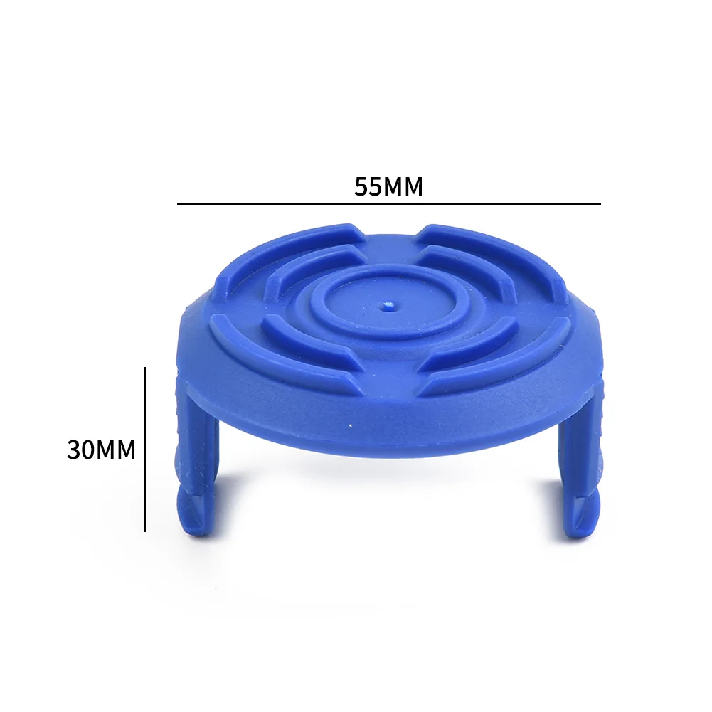 

Durable Spool Cover Cap Cover 1pc 55*30mm Blue Accessories Cover Equipment For Mac Allister MGTP18Li Grass Lawn