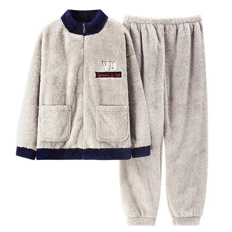 

Парные коралловые бархатные пижамы, женские утепленные плюшевые мужские Фланелевые теплые домашние костюмы, можно носить на улице на осень...