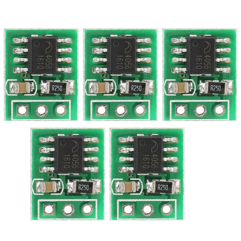 

5Pc DD08CRMB Ultra Small 5V 1A Li-Ion Lithium Battery Charging Module For 18650 Aircraft Model Toy Charging Module Board