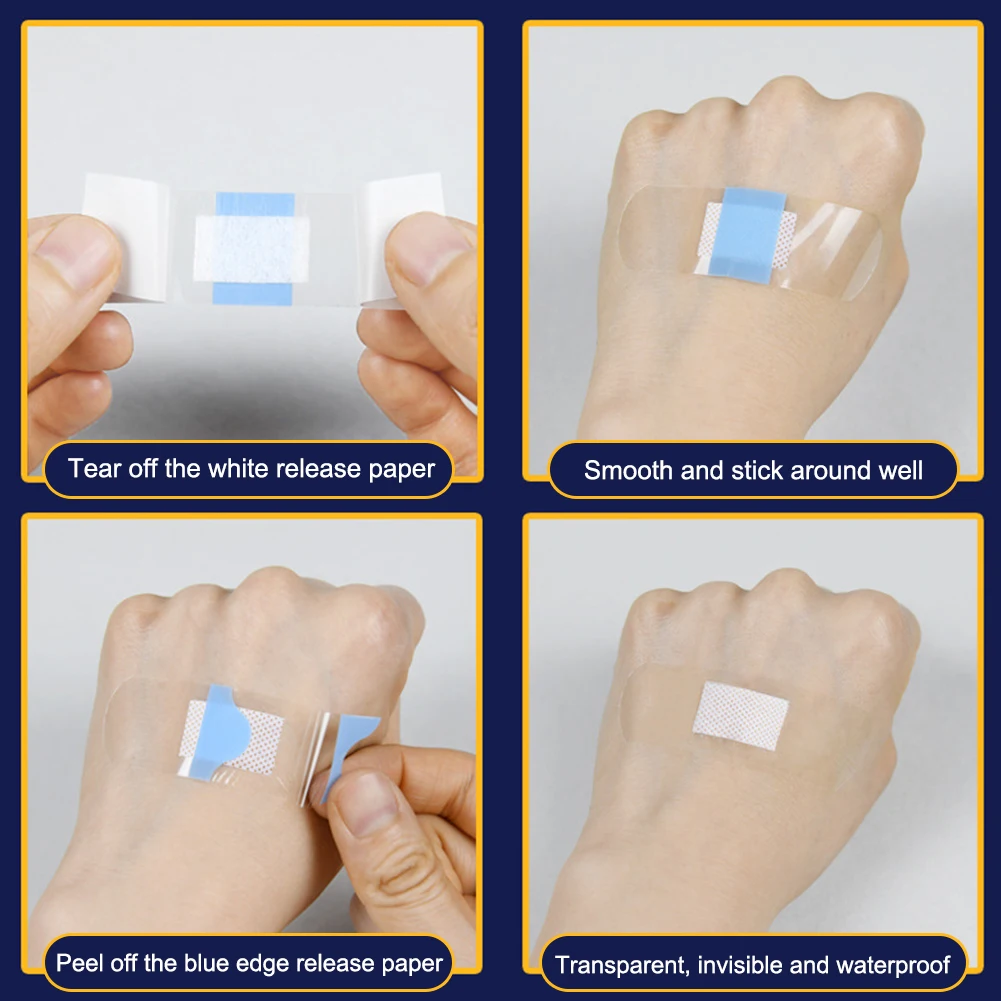 50/120 шт. водонепроницаемые Пластыри для остановки кровотечения