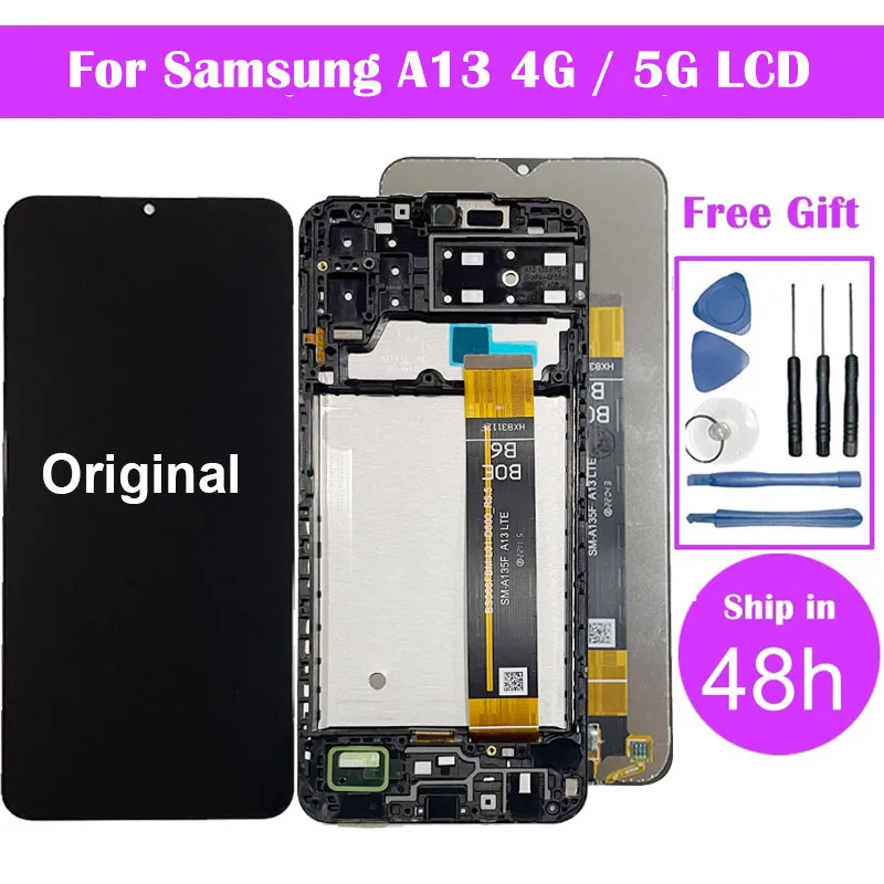 Оригинальный Новый ЖК-дисплей для Samsung Galaxy A13 4G A135 A135F сенсорный экран дигитайзер 5G