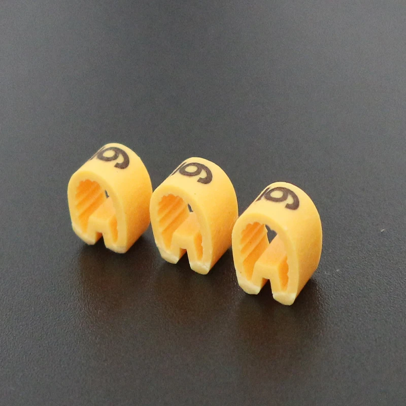 EC-0/1/2/3/5 пластиковые 10 Trellis наборы кабелей маркеры от 0 до 9 номер красочная трубка