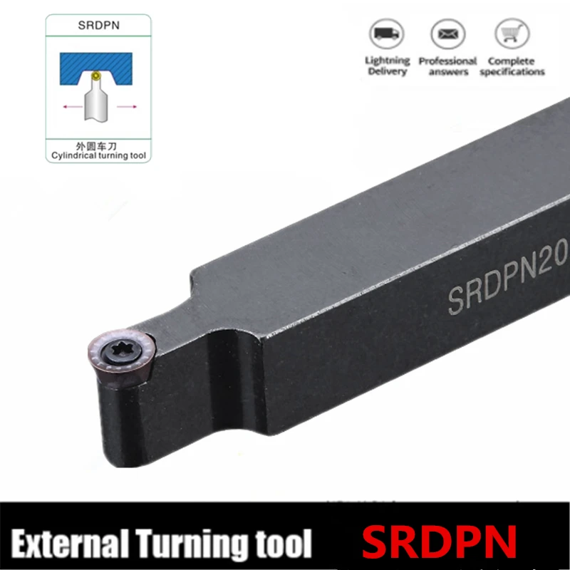 

New 1pc External Turning Tool SRDPN SRDPN1212 SRDPN1616 SRDPN2020 SRDPN2525 SRDPN3232 Cutter Bar CNC Lathe Bar Turning Holder