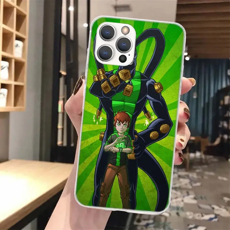 Мягкий чехол для телефона Ben Cartoon 10 iPhone 16 15 14 13 12 11 Pro Max X XR XS 7 Plus 8 + SE 16Max с узором по