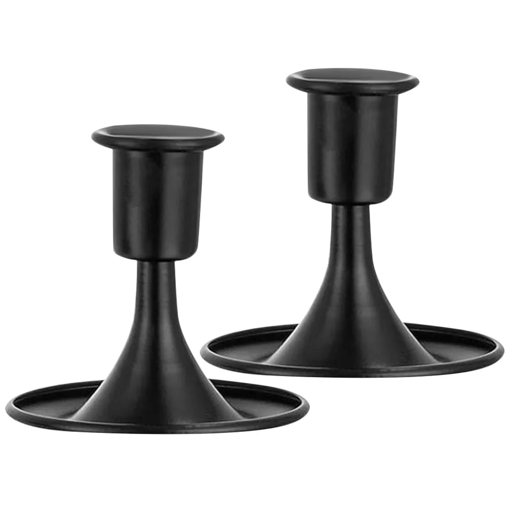 

European Style Metal Candle Holders Vintage Candlestick Taper Wedding Party Table Centerpiece Decoration