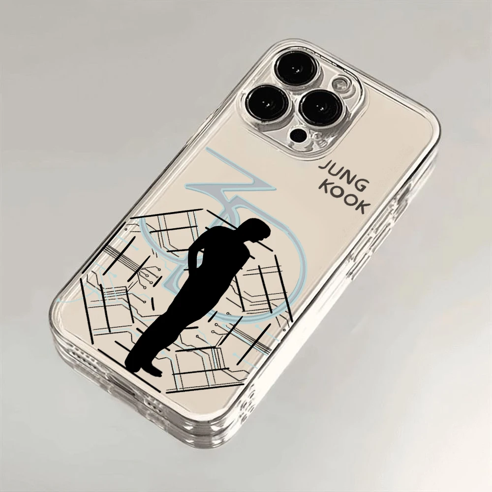 Чехол для телефона J-JUNGKOOK 3D JK Samsung S24 S23 S22 S21 S20 S10 FE Note20 Note10 Plus Ultra Lite 5G прозрачный