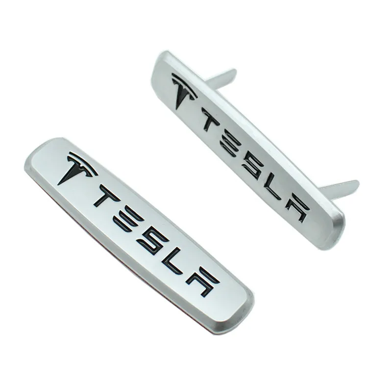 

Car Interior Decoration Logo For Tesla Model3 Y X Spacex Modified Seat Emblem