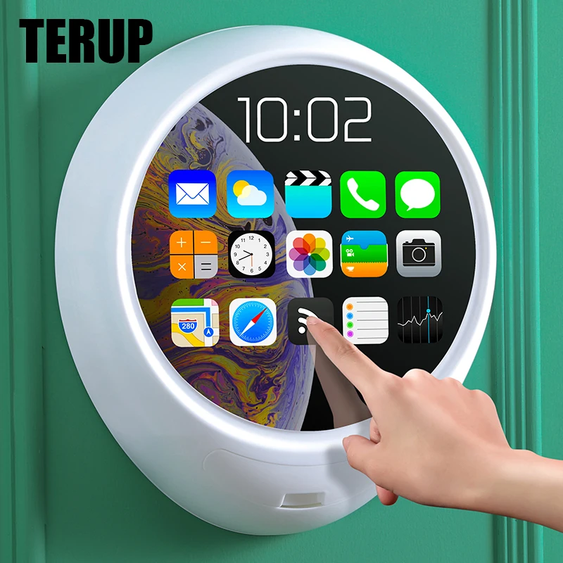 

Настенный контейнер для хранения TERUP с крышкой, пластиковый контейнер для хранения, органайзер для косметики и лосьонов, аксессуары для ван...