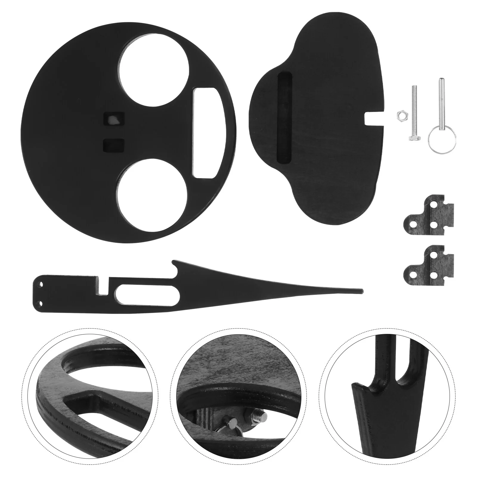 

Table Outdoor Picnic Double-layer Serving Desk Household Wood Sand Party Food