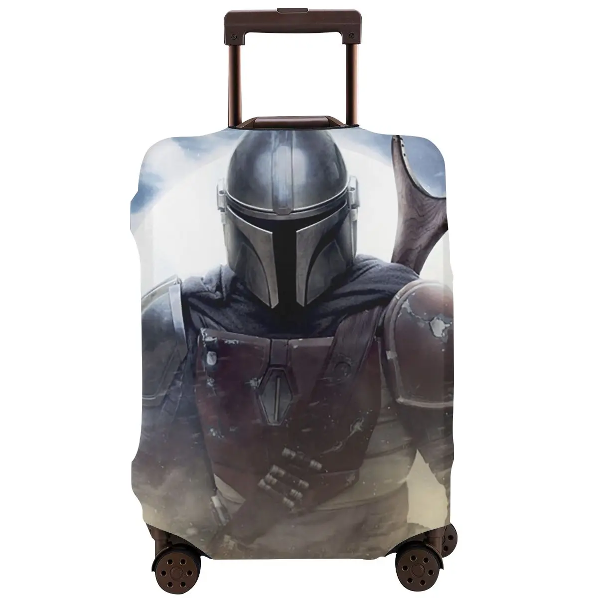 

Misty Mandalorian Luggage Protective Case Travel Elastic Durable Cover Washable Luggage Protective Cover Accessories Baggage