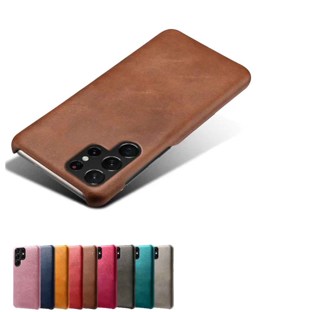 

s23 ultra funda Luxury PU Leather Case For Samsung Galaxy S23 Ultra S22 S21 S20 FE Plus Slim Cover For Galaxy S23+ S22 5G Capa