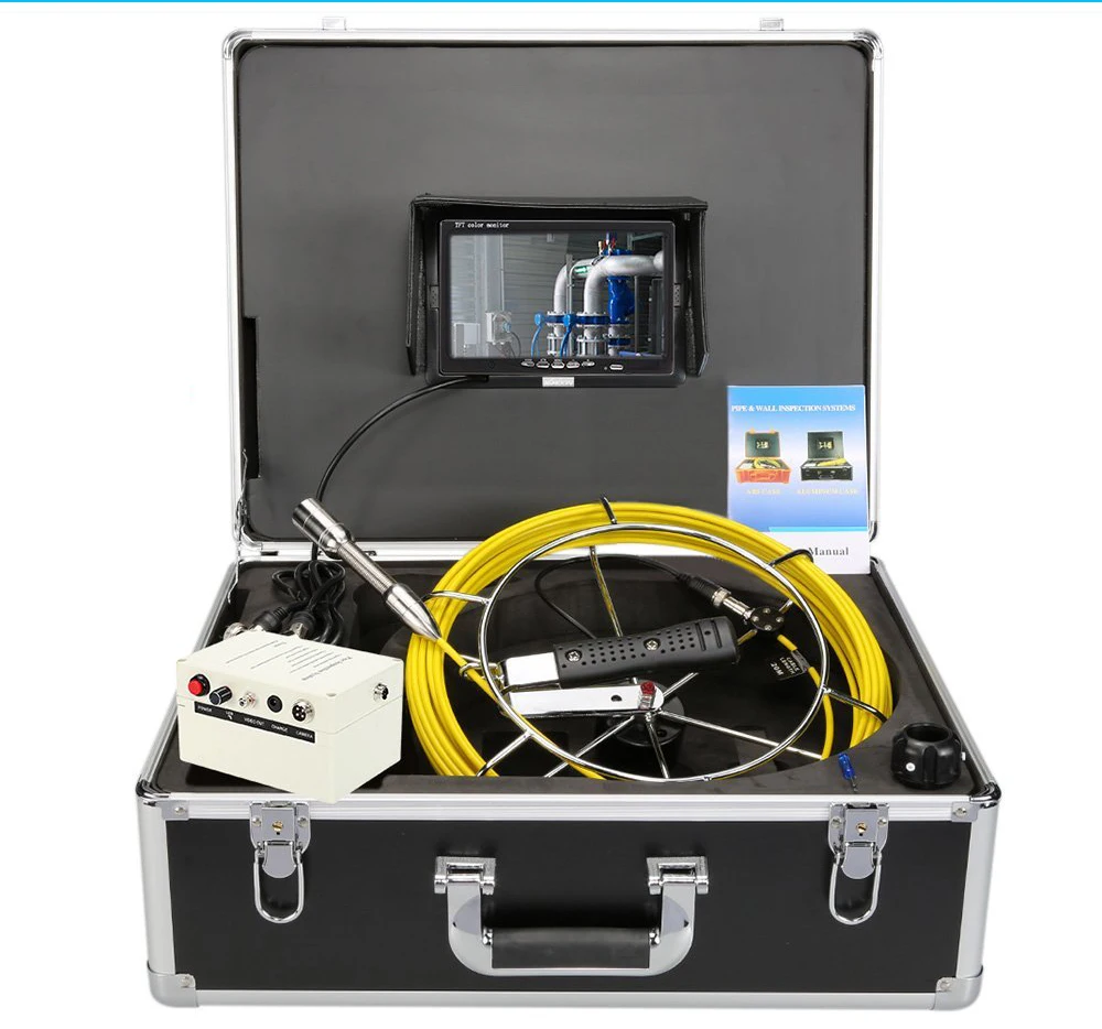 

Промышленный эндоскоп, водонепроницаемая камера для обследования сточных вод труб, 1000 ТВЛ, 23 мм, 7 дюймов, кабель 20 м, ЖК-дисплей