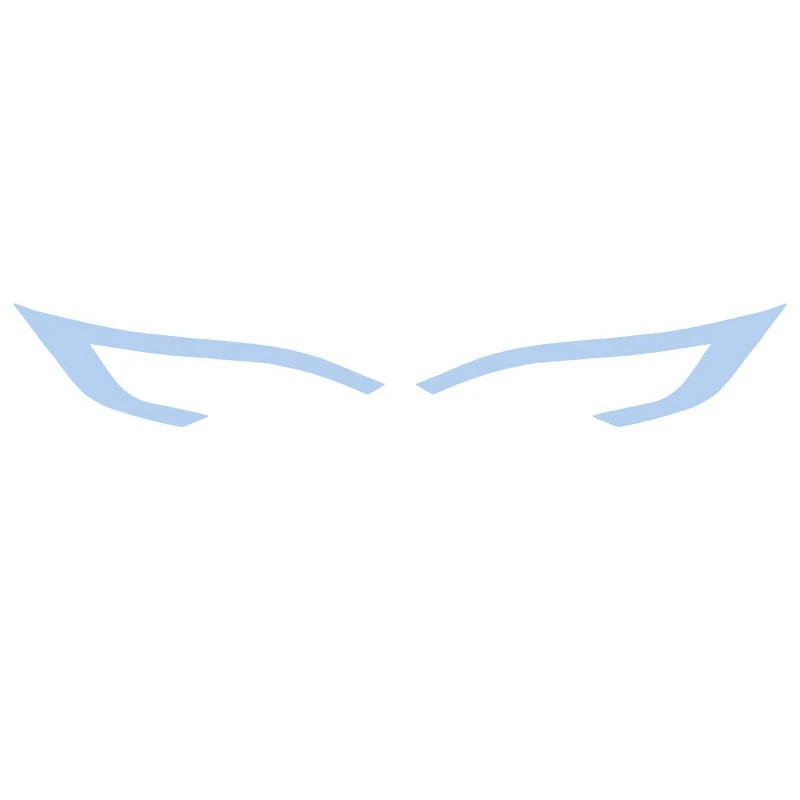 

Headlight Sticker Light Eyebrow Fog Light Sticker Modified Exterior Decoration For Tesla Model S/X Accessories