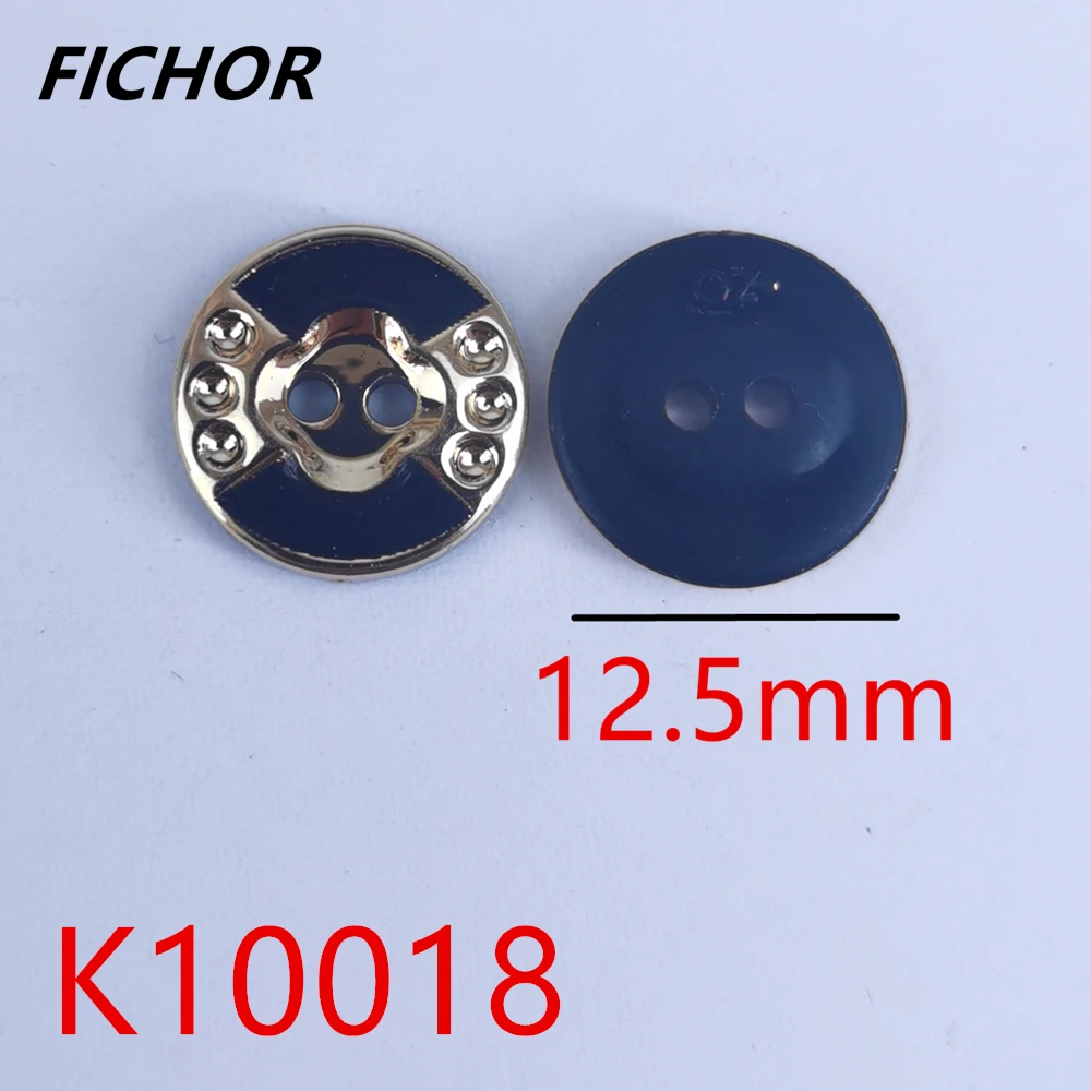 Пуговицы полимерные золотистые с 2 отверстиями 12 5 мм 30/50 шт. |