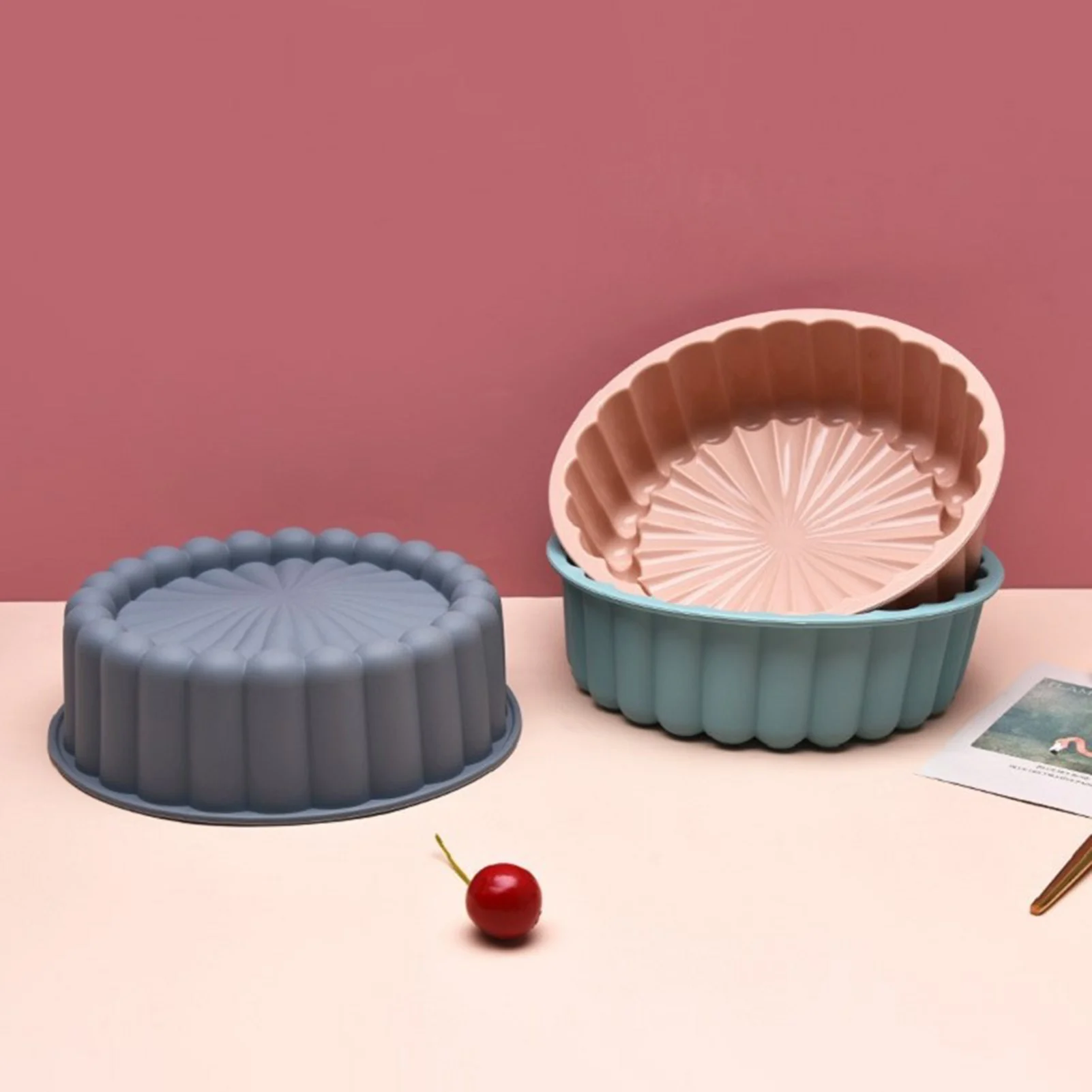 

Charlotte Cake Pan Non-Stick Sun Flower Shaped Charlotte Cake Pan Flower Shaped Cake Pan Mould For Brownie Tart Pie Flan Bread