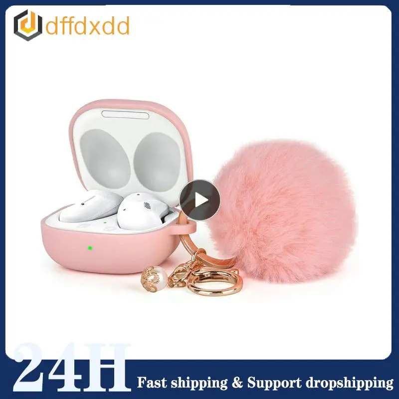 

Durable Silicone Sleeve Stylish Design Headphone Cover Perfect Fit Enhanced Protection Samsung Galaxy Buds Easy To Install
