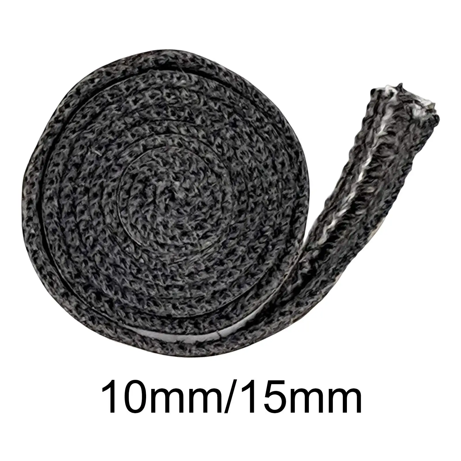 

78.74inch Flat Stoves Rope Fireplace Sealing Cord Fiberglass Flat Gasket Tape Stove Gasket Tape for Window Oven Stove Glass Door