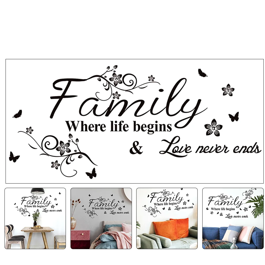 

2pcs Removable Wall Stickers Decorative Wall Decals Flower Wall Decal