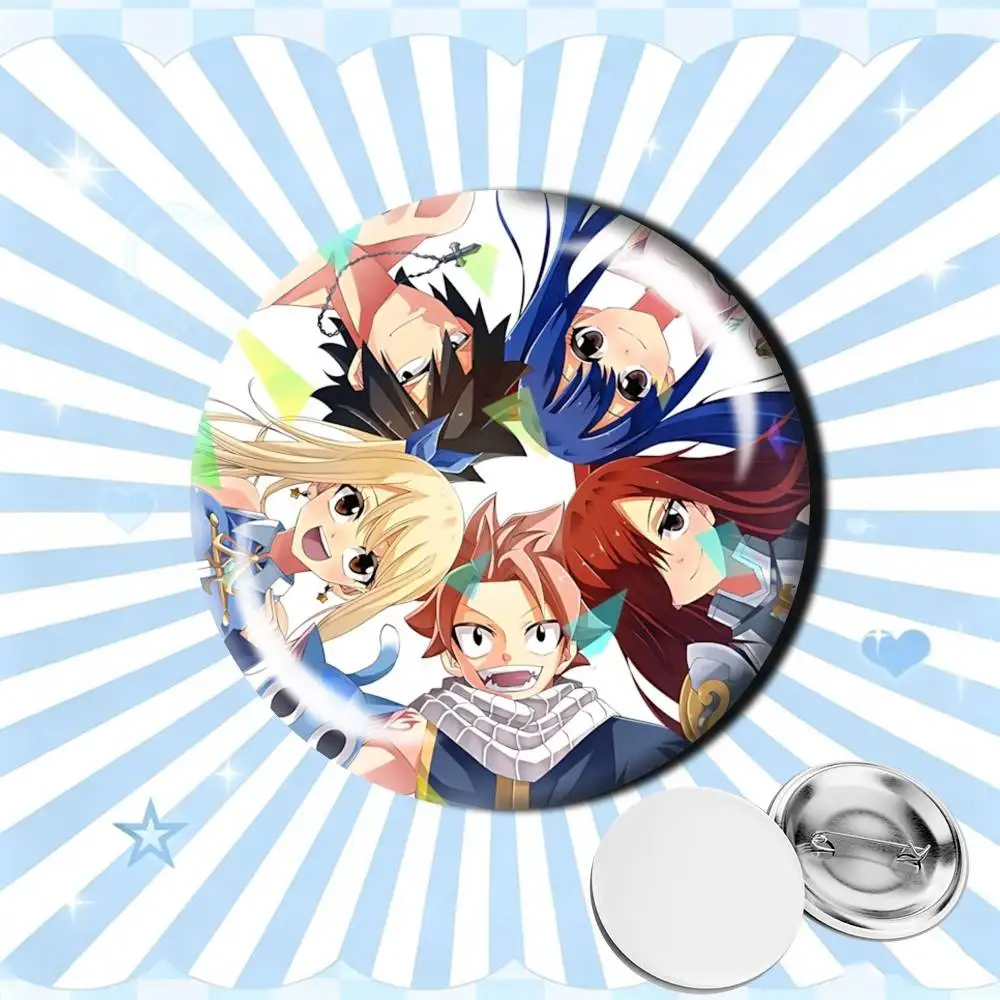 FT-Anime N-Natsu F-Fairy Tail: Настраиваемые круглые броши-значки, персонализированные значки с дизайном «Разбитое стекло», модный аксессуар (art.: 3920dcbcd8ef1) - 3920dcbcd8ef1