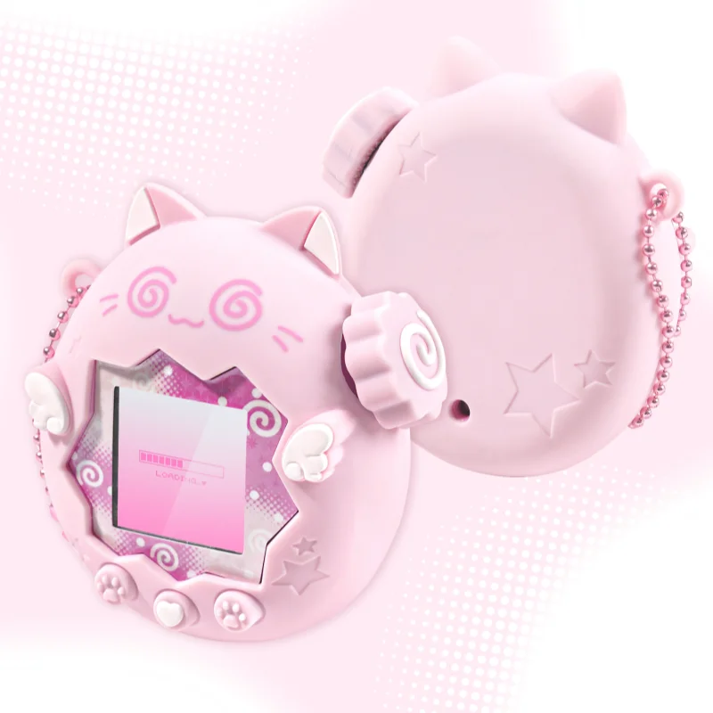 Фото В наличии: Силиконовый защитный чехол Tamagotchi Paradise – милый мультяшный дизайн, аксессуары для электронных питомцев (розовый и синий) №1
