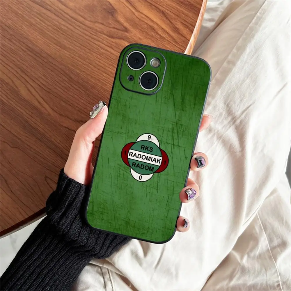 Фото Модный чехол Radomiak Radom для iPhone 17 16 15 14 13 12 Plus Mini Pro Max, мягкий черный противоударный чехол №3