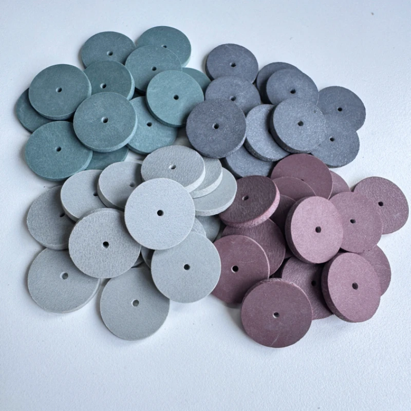 

Полировальные круги резиновые QIYAN, 40 шт. + 1 шт. с валом 3 мм