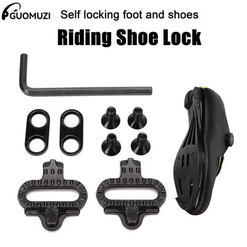 

1set Mountain Bike Shoes Cleats for SH51 SPD MTB Cleats Set Multi-Release Pedal Cleat Cycling Shoe Calas Tocas Bicycle Riding