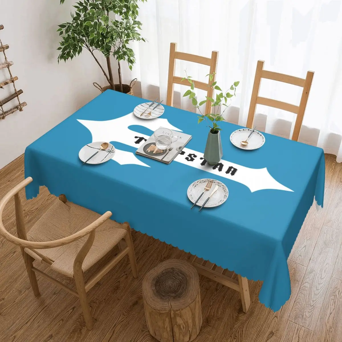 

Rectangular Fitted Trapstars London Table Cloth Waterproof Tablecloth Outdoor 40"-44" Table Cover