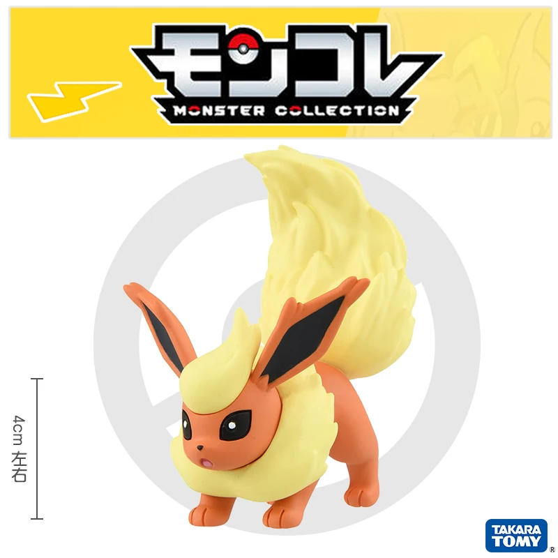 

Takara Tomy Tomica Pokemon Nintendo Animation Games Monster Collection Flareon Character Toy