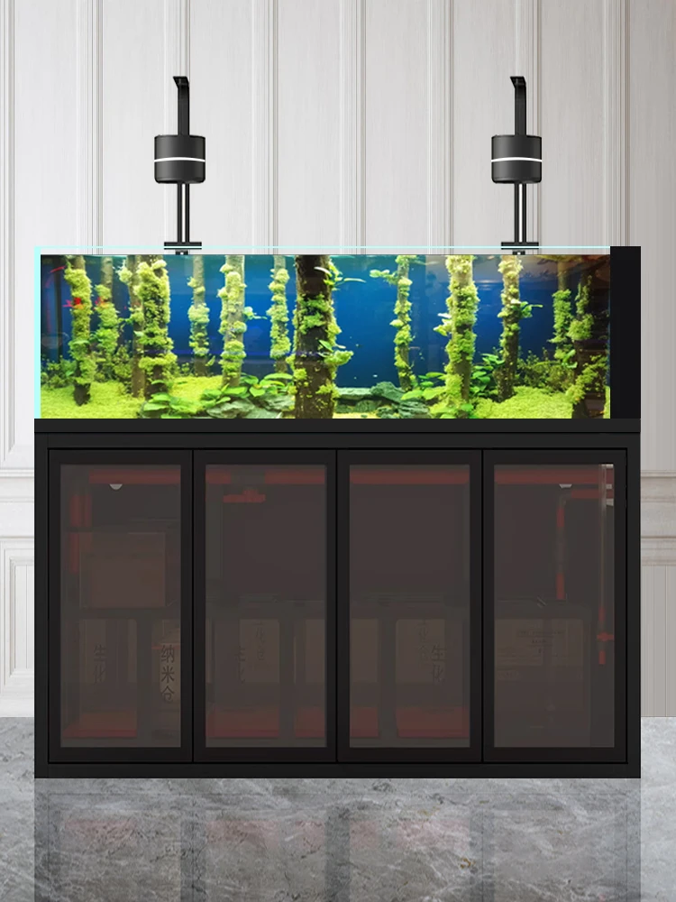 Нижний фильтр Lanshou рыбный шар экологический аквариумный ландшафт супер белый