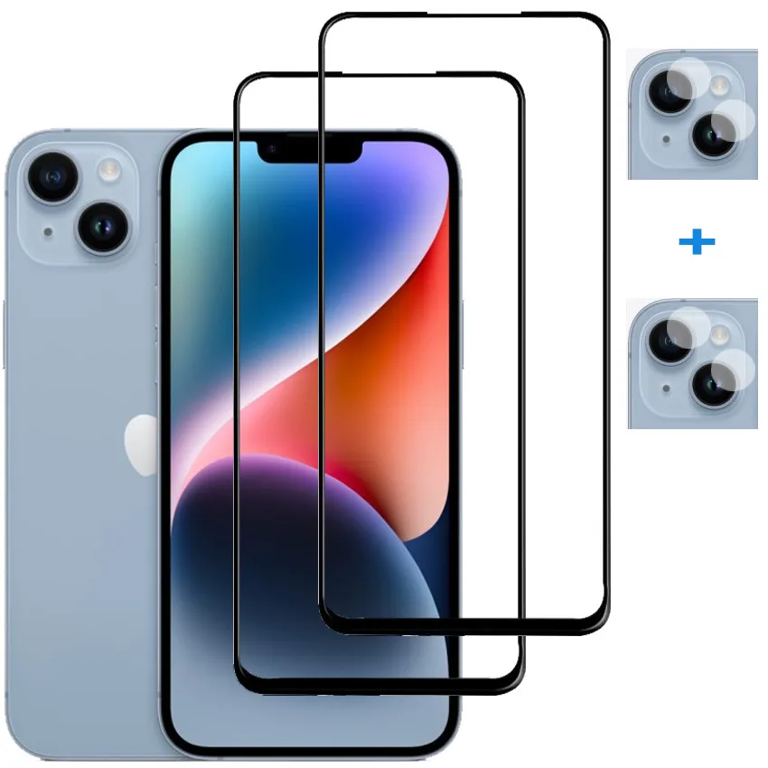 

1-4pcs cristal templado For iphone 14 pro Glass iphone 14 pro Max Screen Protector iphone14 Safty Glass on iphone 14pro Camera i phone 14 pro protector pantalla iphone 14 plus Tempered Glass iphone 14 Film 2022 new