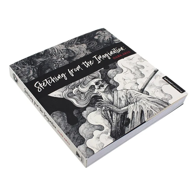 Эскиз от воображения: Темное искусство + Фэнтези Персонажи 3 книги Манга