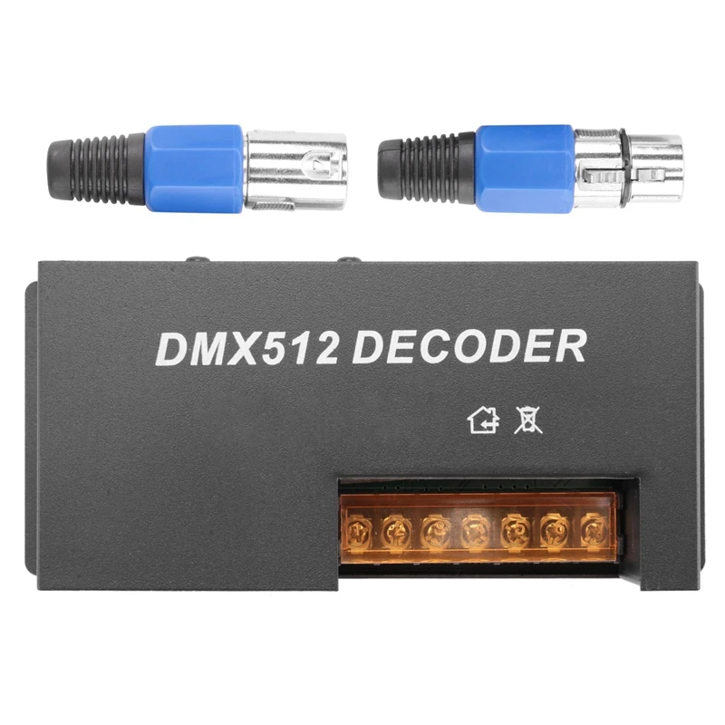 

4-канальный декодер DMX, RGBW PWM DMX512, драйвер диммера RGBW, Светодиодная лента, фотоконтроллер на входе 12-24 В постоянного тока