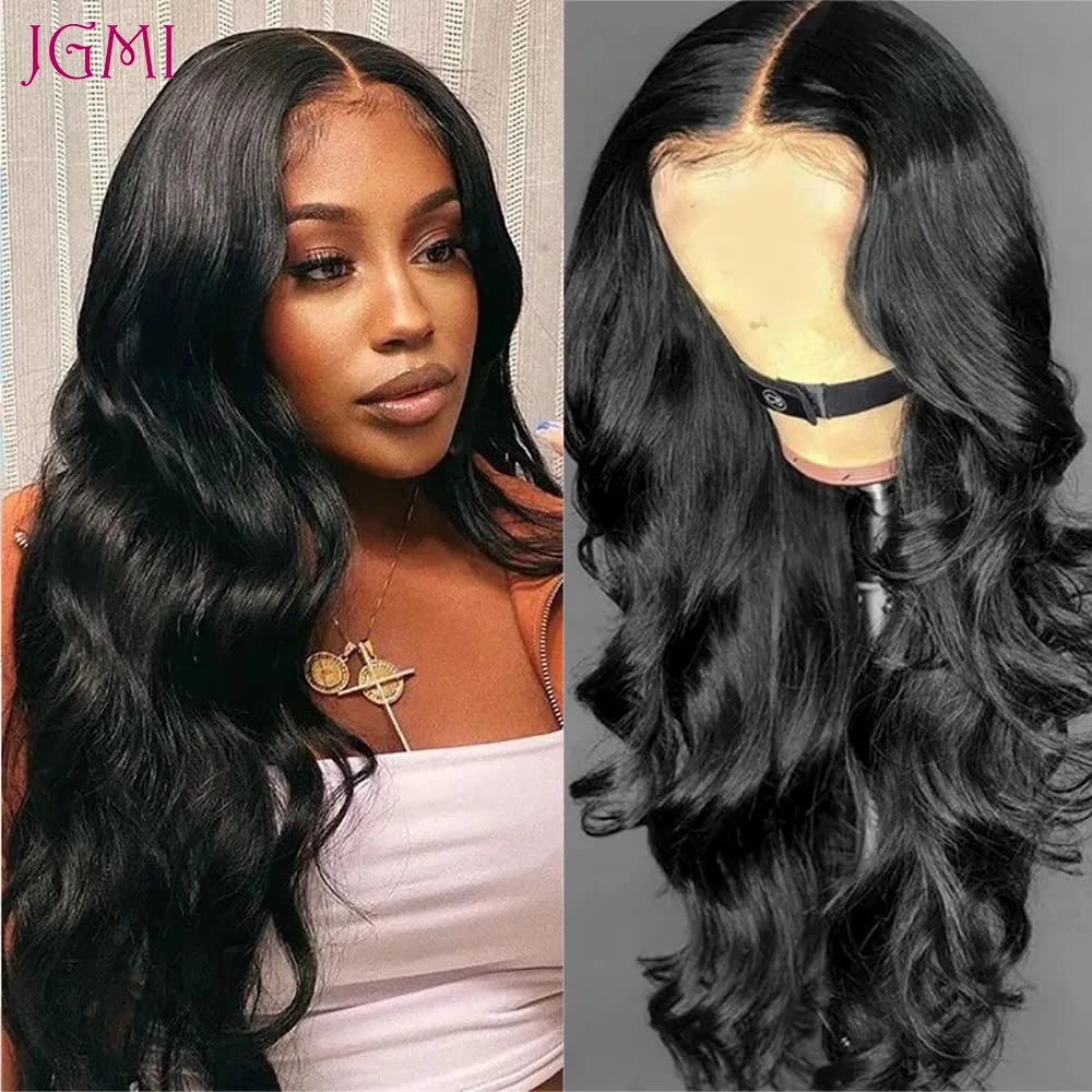 

Transparent Lace Front Human Hair Wigs Brazilian13x4 Body Wave Lace Frontal Wig Pre Plucked 4x4 Closure Wigs For Black Women