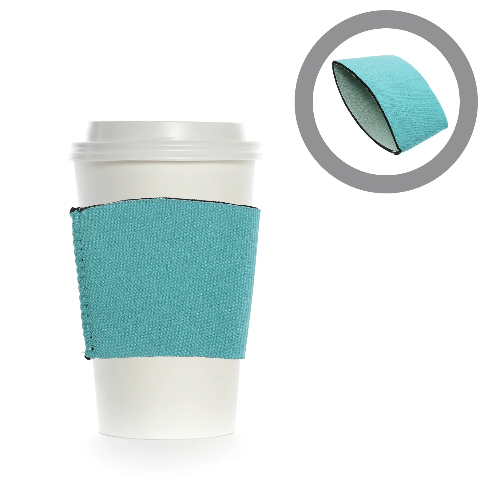 

4pcs Cold Drink Cup Covers Coffee Sleeves Reusable Hot Drinks Sleeves Neoprene Sleeves Cold Drink Sleeves