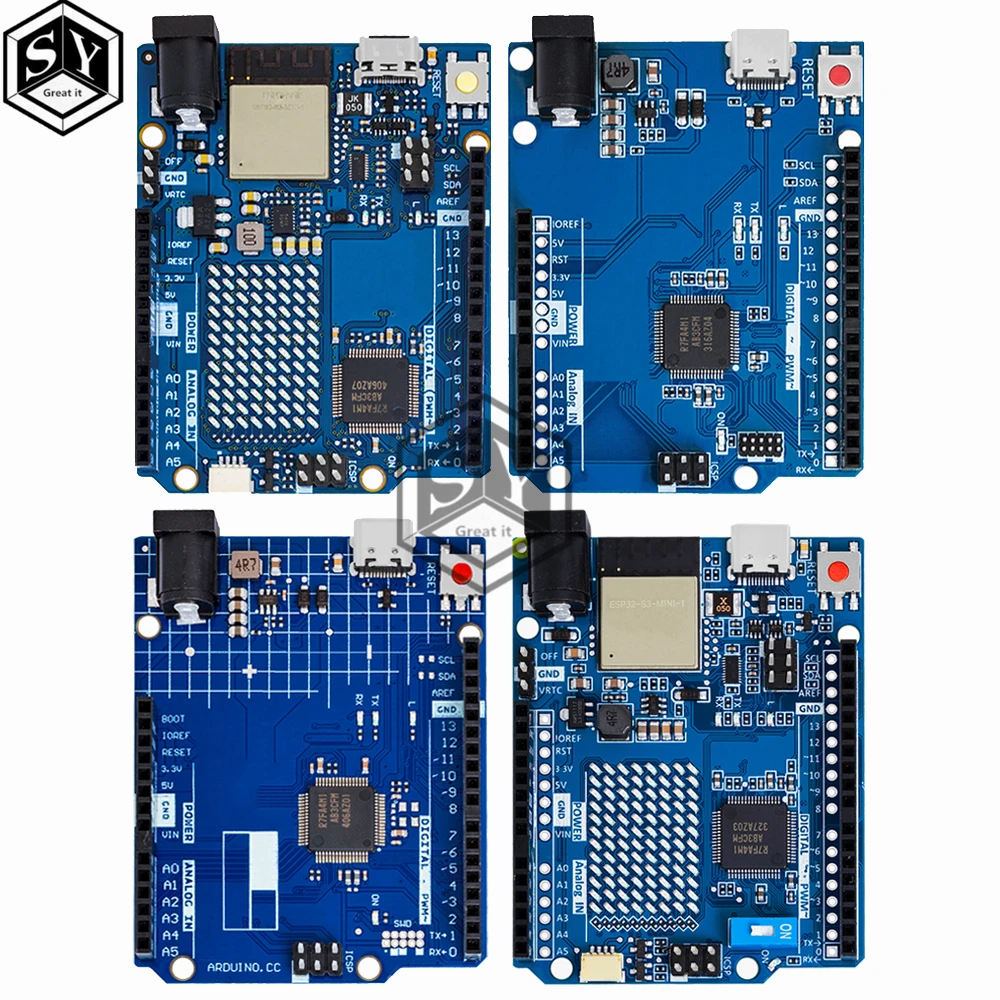 Макетная плата UNO R4 USB TYPE-C, модуль с улучшенной версией ...