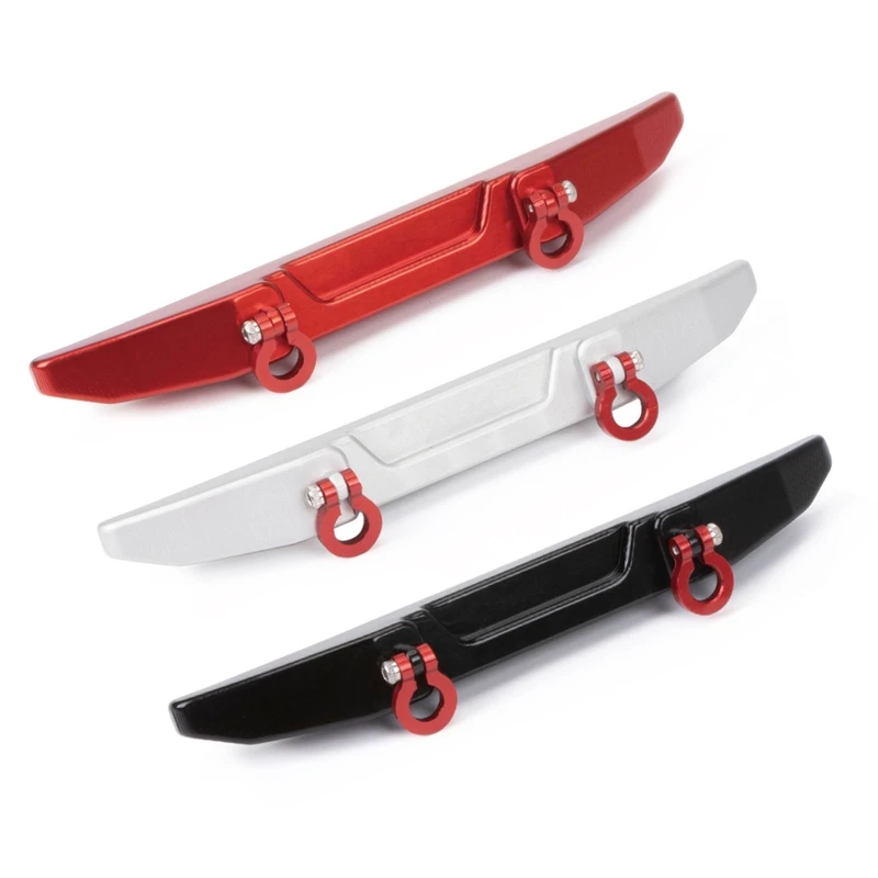 

RC Metal Aluminum Alloy Rear Bumpers Compatible with Axial SCX24 AXI00005 Tow Hitch Shackles 1/24 Metal Bumpers
