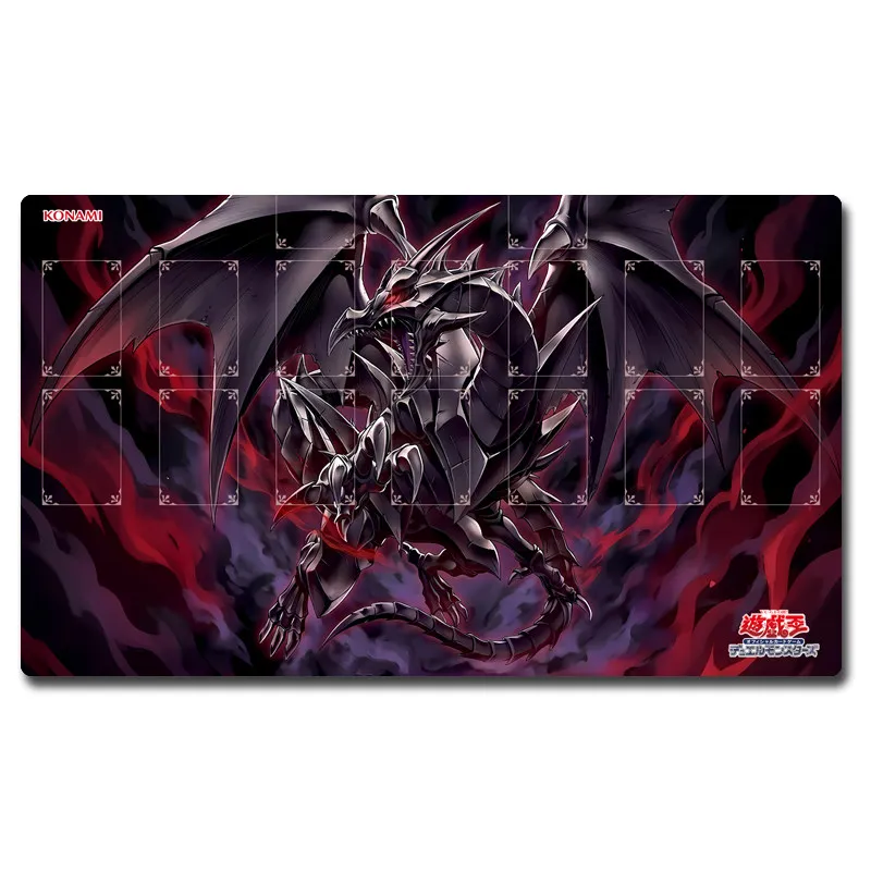 Игровой коврик Yugioh Red-Eyes Transcend Black Dragon Yu-Gi-Oh! Коврик для карточных игр TCG OCG, резиновый коврик для дуэлей, коврик для мыши (art.: 3920daee27077) - 3920daee27077