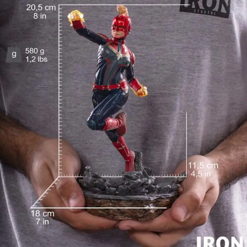 

Фигурка Marvel Мстители Капитан Marvel Статуэтка из ПВХ модели игрушки